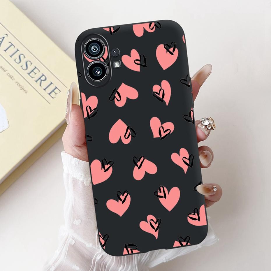 Модный Чехол-Картина Для Nothing Phone (1) Черный Мягкий Силиконовый Чехол Для Nothing Phone One Phone1 Чехлы Бамперы