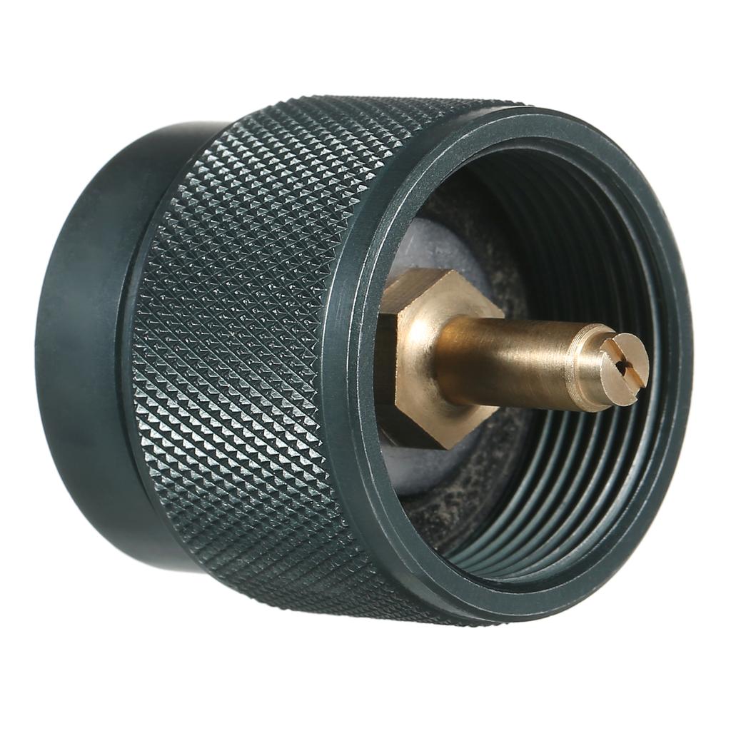 Адаптер для походной плиты 1 фунт пропан Маленький баллон Вход EN417 Выход клапана Линдаля