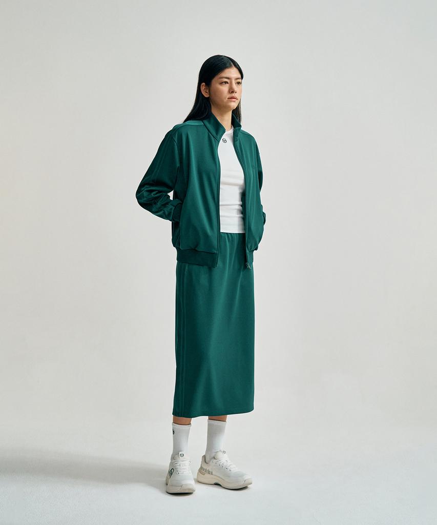 SERGIO TACCHINI Женская современная миди-юбка-тракsuit Tacchini (Д.Грин)