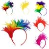 Feather Hairband Carnival Party Head Decoration Dance Performance Hair Band