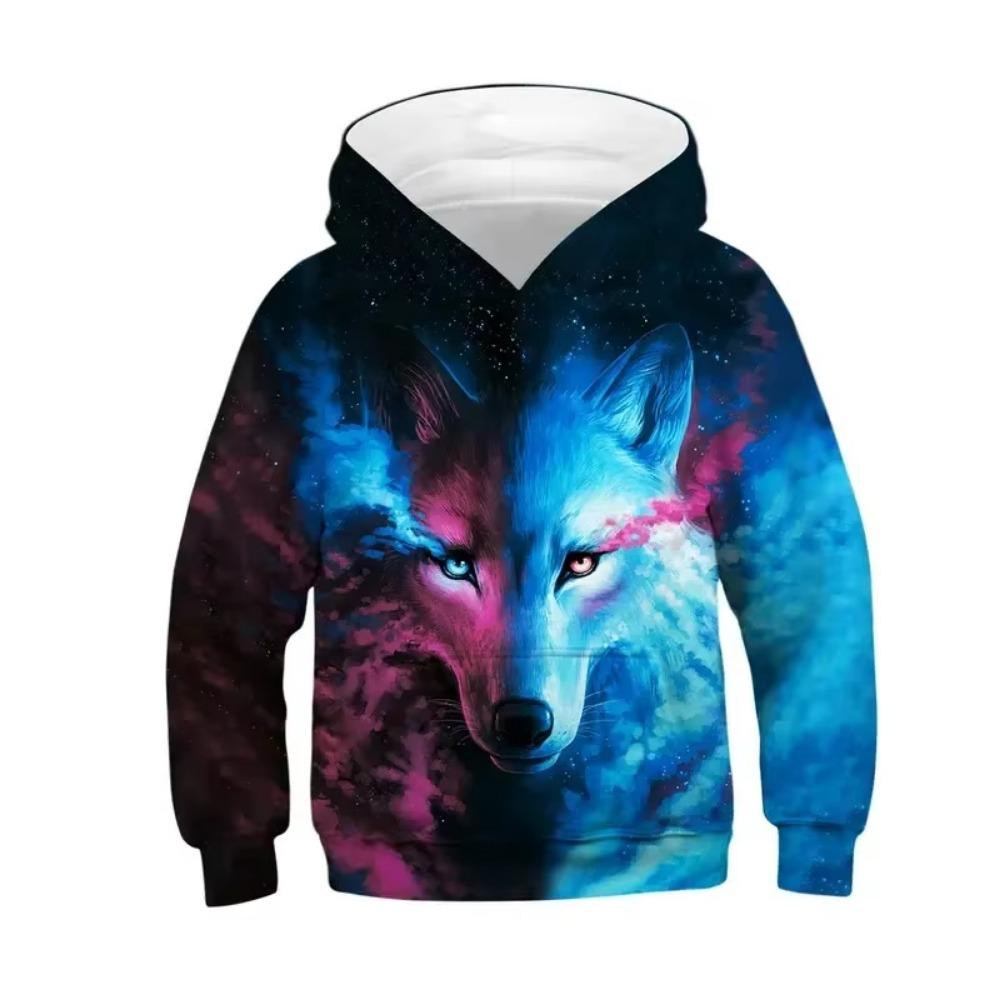 New Animal Lion Pattern 3D Printed Men's Hoodie Spring and Autumn Casual Long Sleeve Hoodie Street Loose Sweatshirts Men's Tops