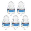 5Pcs Fishing Lure Light Diamond Shape LED Corrosion Resistance Auto Open Flashing Bass Lure Light