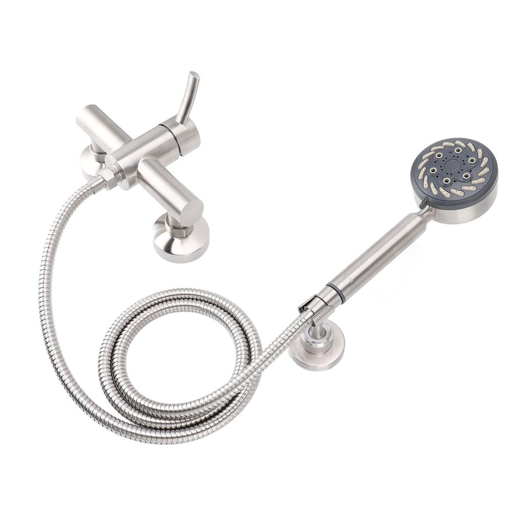 Shower Faucet Set Shower System Stainless Steel Water Saving Multifunction Handheld Shower and Rain
