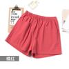 Spring and Summer New Cotton and Linen Shorts Women's Outer Wear Thin A- Shown Wide Leg High Waist Slimming Plus Size Loose Casual Shorts for Women