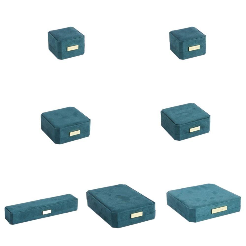 Octagonal Jewelry Display Holder Luxury Jewelry Storage Case Portable Ring Bearer Box Ring