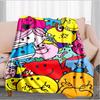 Mr Man Colorful Creatures Blanket Suitable for Sofas, Beds, Offices, And Camping - Perfect Gift for Halloween Christmas
