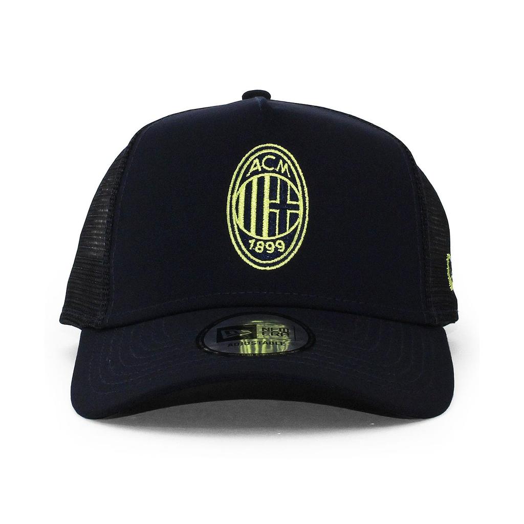[New Era] Mesh Cap AC Milan SERIA A REPREVE E-FRAME TRUCKER MESH CAP NAVY AC MILAN Trucker Cap Hat 940 Soccer Serie A [Used]