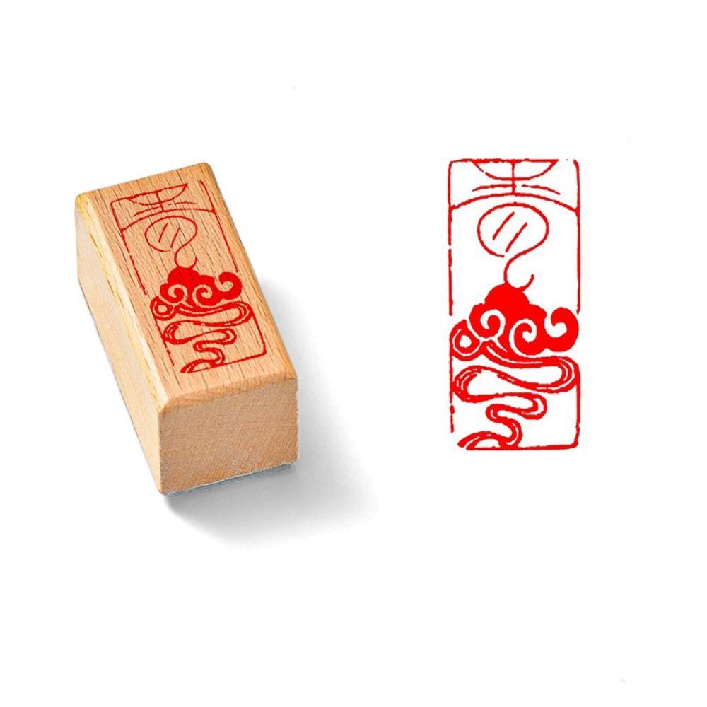 Ручной счет Каллиграфия Живопись Штампы DIY Китайская каллиграфия Штамп Канцелярские принадлежности