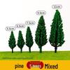 DIY Sand Table Building Trees Set - Handcrafted Miniature Landscape Models with Finished Tree Trunks