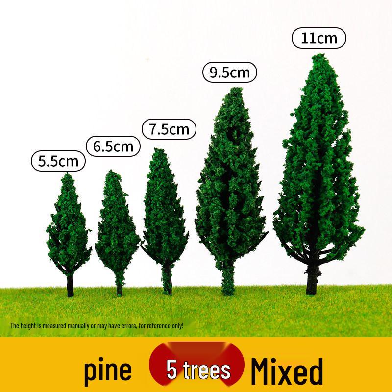 DIY Sand Table Building Trees Set - Handcrafted Miniature Landscape Models with Finished Tree Trunks