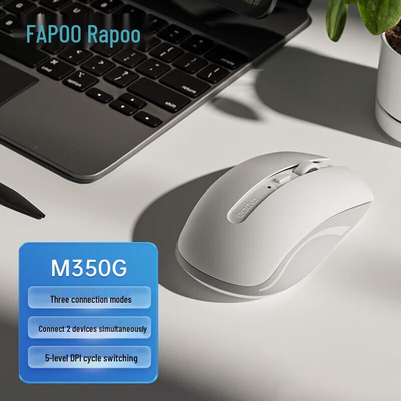 Беспроводная офисная мышь Rapoo M350G, тихая, мультирежимная