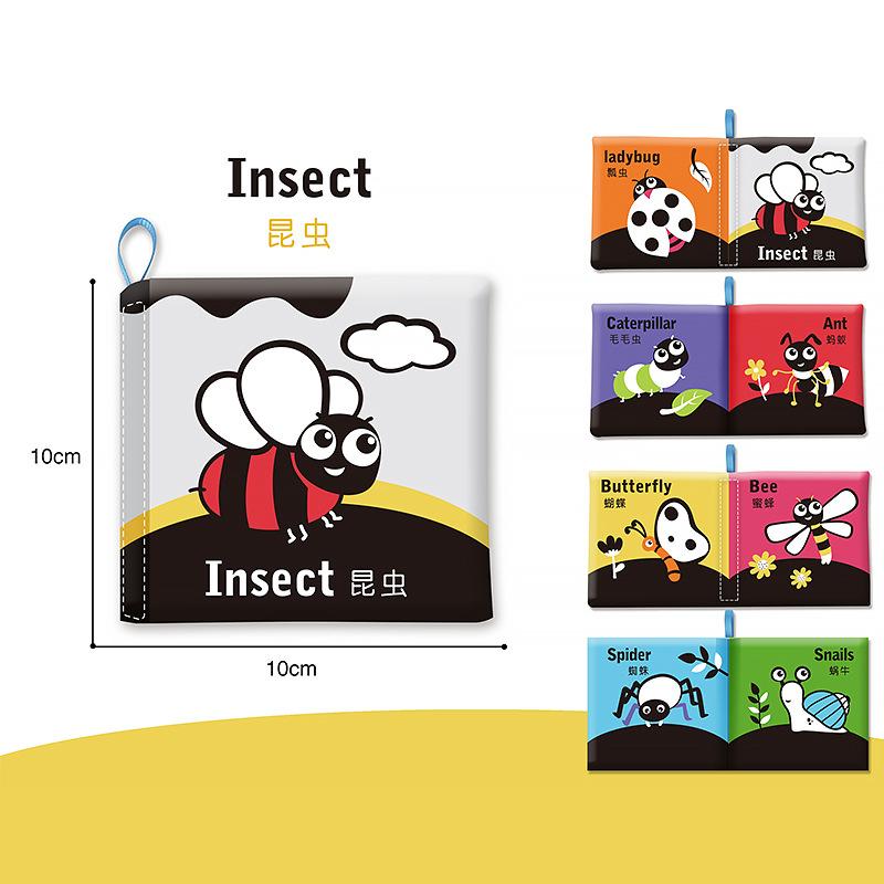 Детские книги, детские тканевые книги для раннего обучения 0-12 месяцев, игрушка для чтения, развивающая интеллект, книга для познания, развивающая игрушка для малыша