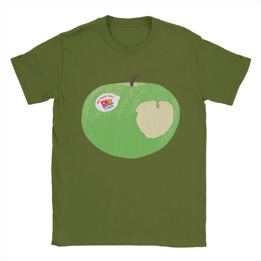 Djo Apple T Shirts Unisexs Cotton Amazing TShirt Round Neck Tee Shirt Short Sleeve Clothes Adult