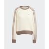 Adidas Knitted Crew Sweatshirt   Wonder White Jd0907