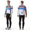 Men Long Sleeve Bicycle Cycling Sets Anti-sweat Ridng Clothing Suits 3D Padding Cushion Cycling Jerseys