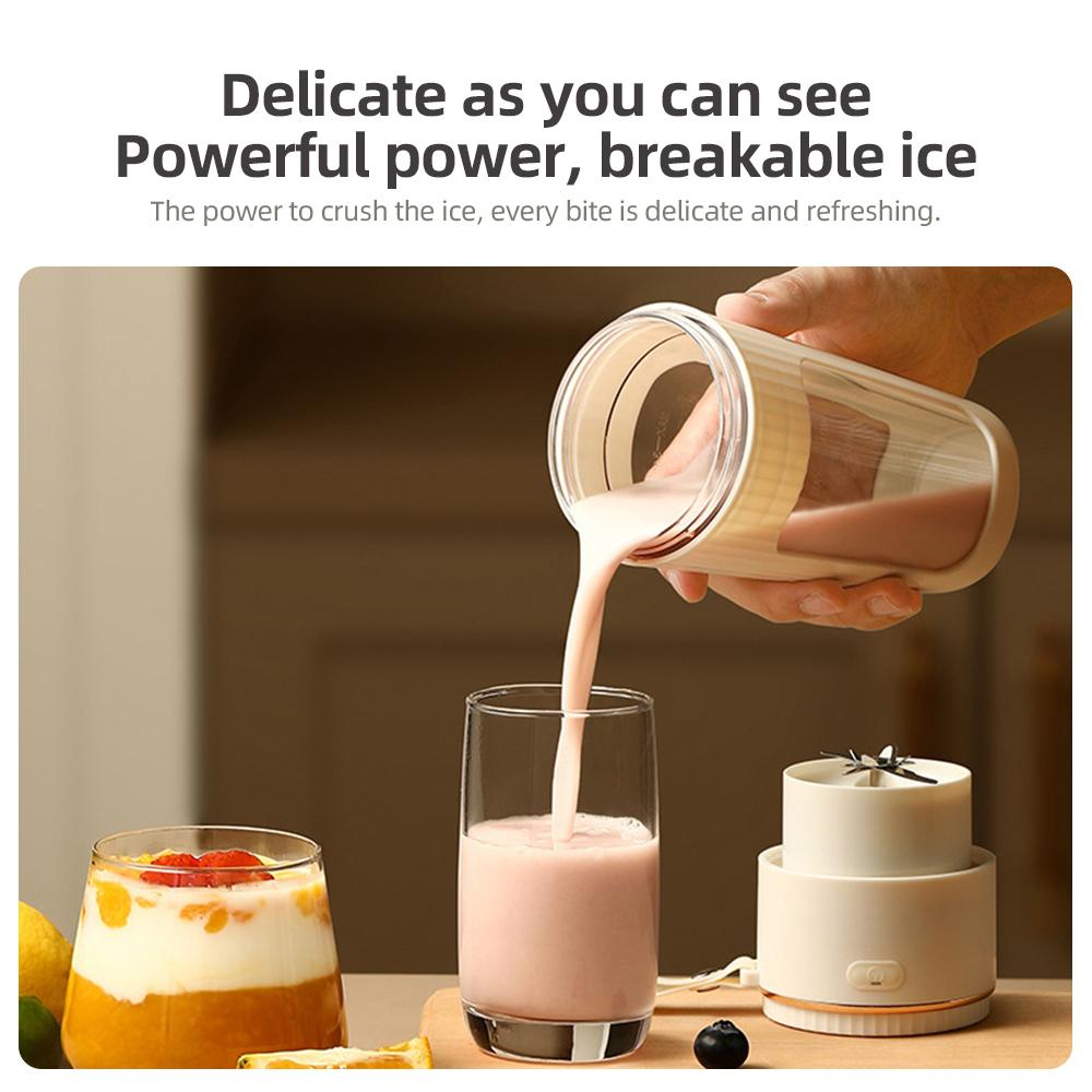 Портативный блендер для коктейлей и смузи с 10 лезвиями и аккумуляторным персональным блендером с USB-аккумулятором