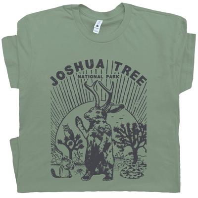 Футболка Joshua Tree Футболки с джекалопом Винтажный сувенир из Национального парка Крутая графика