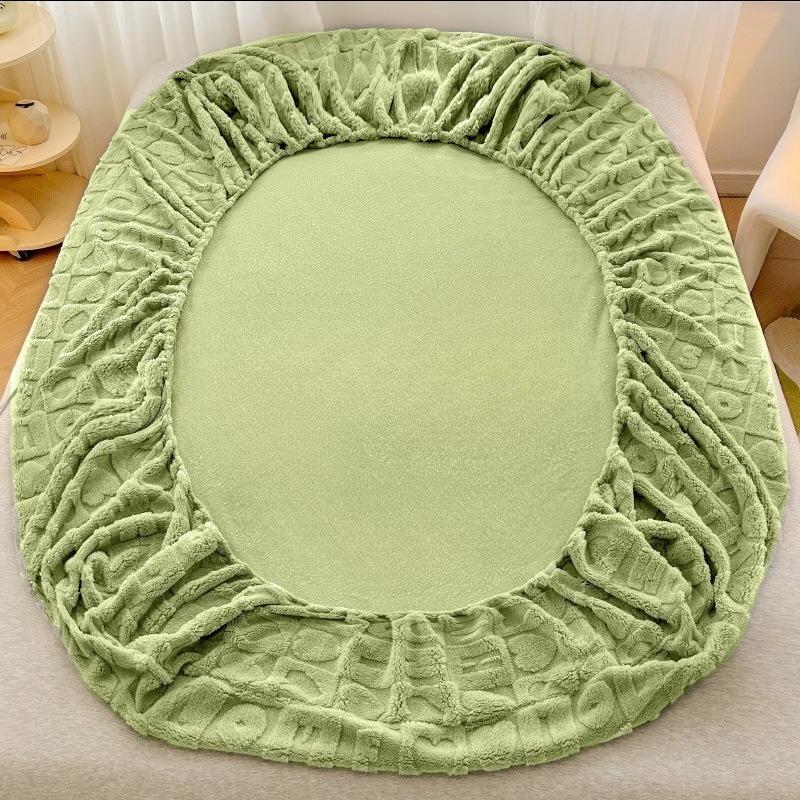 2025 Новый пушистый наматрасник, Теплая простыня, Толстая простыня для осени и зимы, Мягкий защитный чехол для матраса