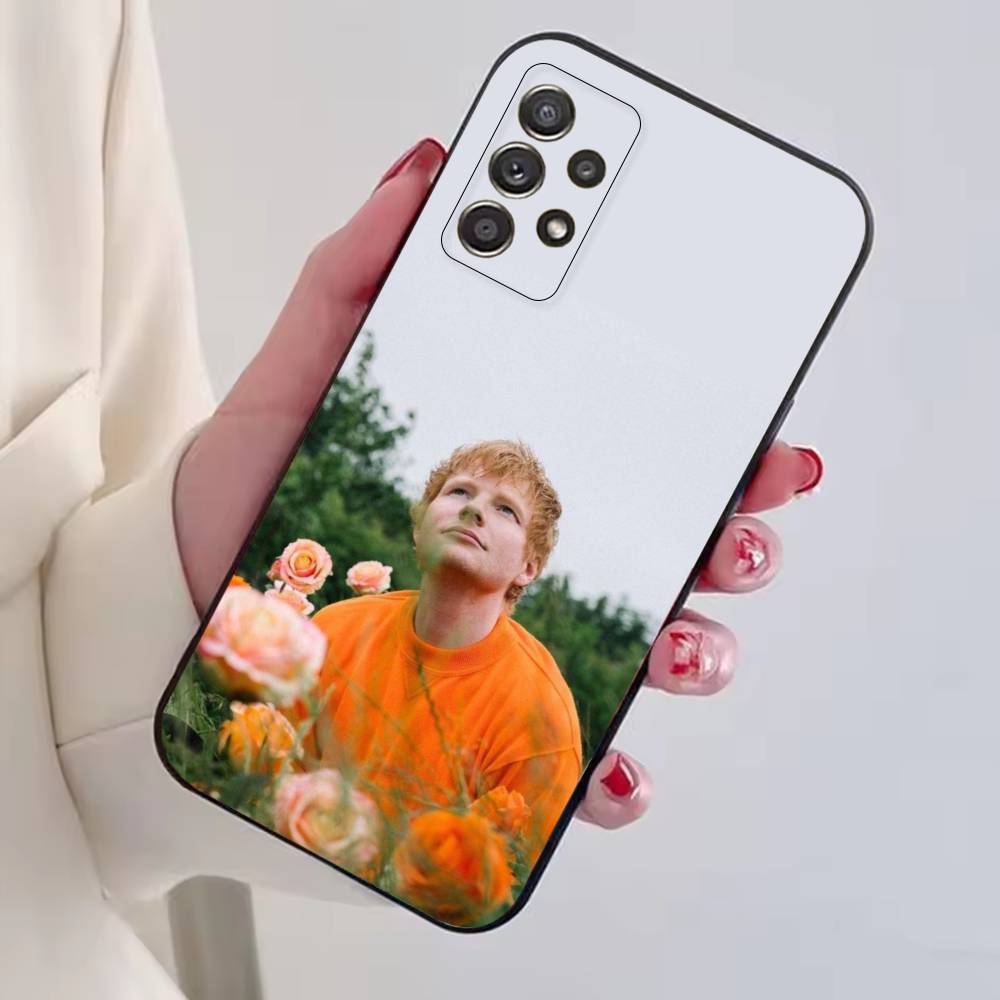 Чехол для телефона с изображением Эда Ширана Для Samsung S25,S24,S21,S22,S23,S30,Ultra,S20,Plus,Fe,Lite,Note,10, Черный чехол