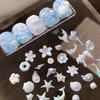 3D Силиконовый Прозрачный Шаблон для Лепки Ногтей, Форма для Нейл-Арта, Инструмент для DIY Ручной Работы, Форма для Полимерной Глины с Мелкими Бусинами, Декор для Маникюра