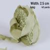 Pleated Ribbon Elastic Bow with Ruffled Fishtail Gauze and Wave Lace for Cake Bouquet Packaging.