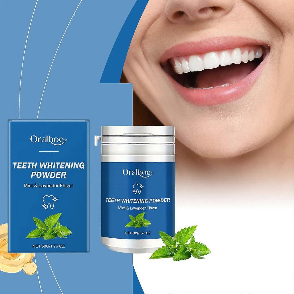 Limited time!!Oralhoe Dental Powder Freshens Breath, Gently Cleans Teeth, Stains And Stains, And Provides Long-Lasting Luster For Dental Care