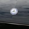 EZB2  Hot 2025 Car Engine Logo Metal Flat Hood Emblem Front Badge Accessories For Mercedes Benz AMG W204 W205 W203 W211 W212 W213 W201