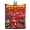 Alvin and the Chipmunks Accessories Blanket Lightweight Thin Flannel  Throw Blanket Cozy Quilt