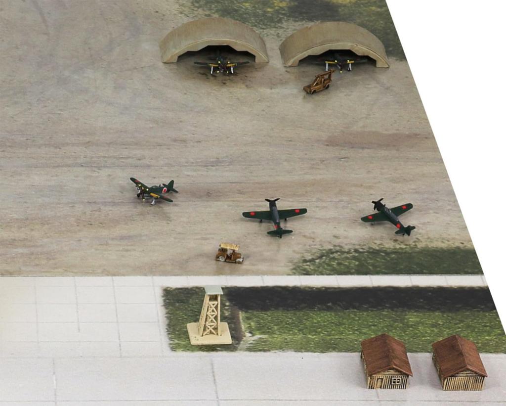 Pit Road SPS Series 343rd Navy Air Corps Fight Bravely Over Plastic Model SPS32 Plastic 1/700 (Battle Matsuyama) (Castle/Building/Scenery Model)