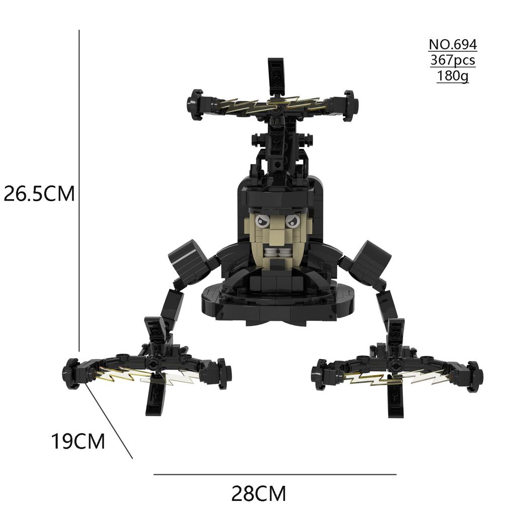 Скибиди Туалет Титан ТВ Человек Спикермен Хоррор Игра Боссы Камера Строительный Блок Мультяшная Кукла Модель Детский День Рождения Хэллоуин Подарок