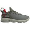 Nike Мужские кроссовки Lebron 14 Low оливково-зеленые ярко-оранжевые 878636-003