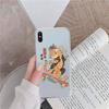 Чехол для телефона JAMULAR Neko Ramen Japan Cat Anime для iPhone 11 12 13 mini pro XS MAX 8 7 6 6S Plus X 5S SE 2020 XR, прозрачный чехол