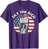 Vintage Tax The Rich Feed The Poor Flag Usa Help Unisex T-Shirt 4