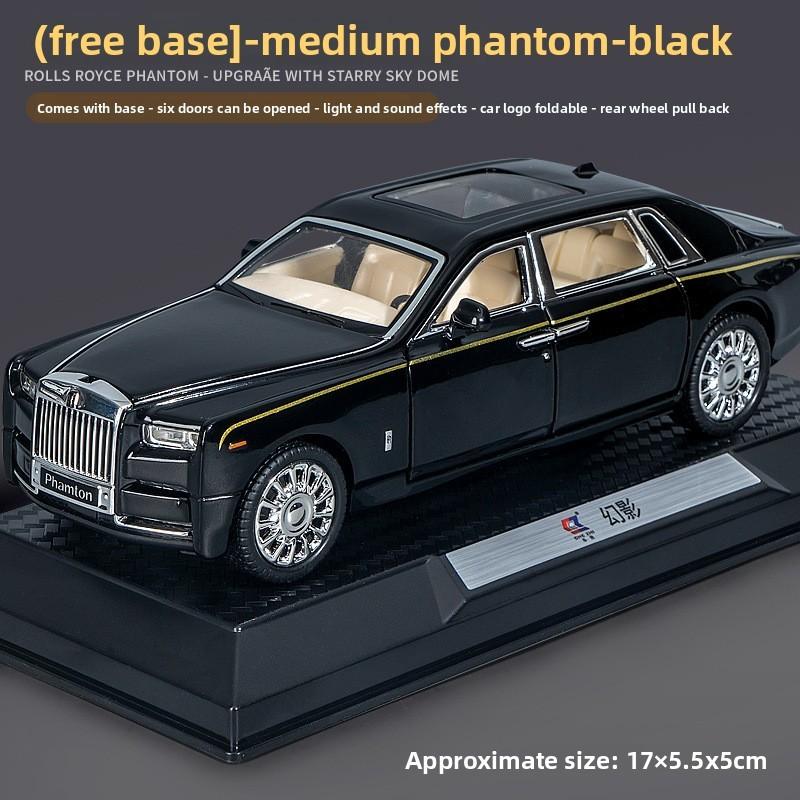 Rolls Royce Phantom Alloy Car Model With Inertia Sound Light For Kids Gift