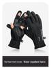 DB65 Waterproof Fingerless Photography Gloves - Warm, Non-slip, Touchscreen for Cycling & Fishing