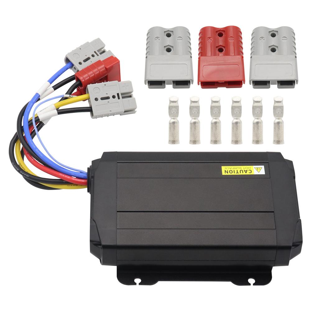 Автомобильное зарядное устройство 25A DC для солнечной батареи с двойным входом, подходит для автодомов, кемперов, прицепов, лодок