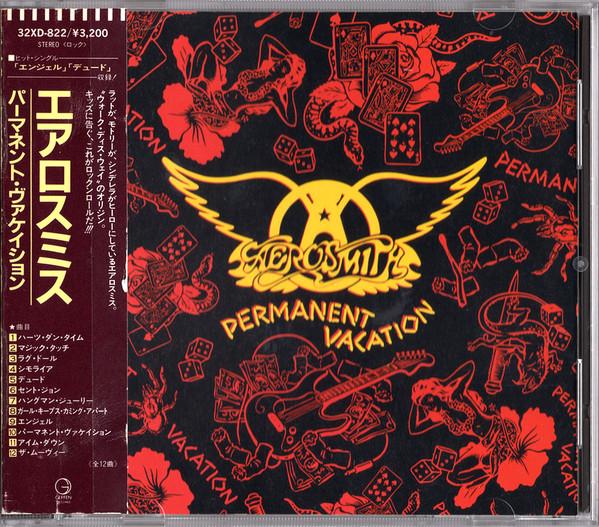 CD AEROSMITH - Permanent Vacation 32XD822 Geffen Records 1987 Japan Rock