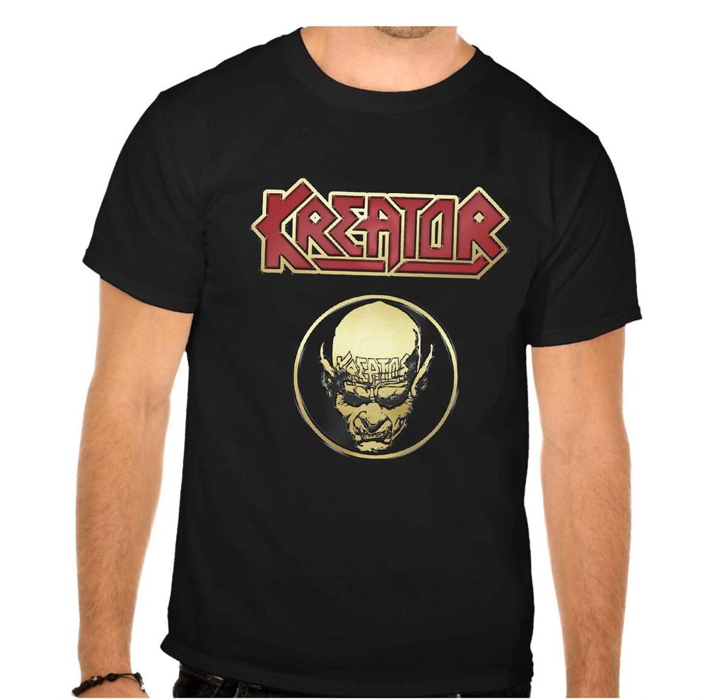 KREATOR Рок-группа Легенды рок-музыки Черная ФУТБОЛКА -946-