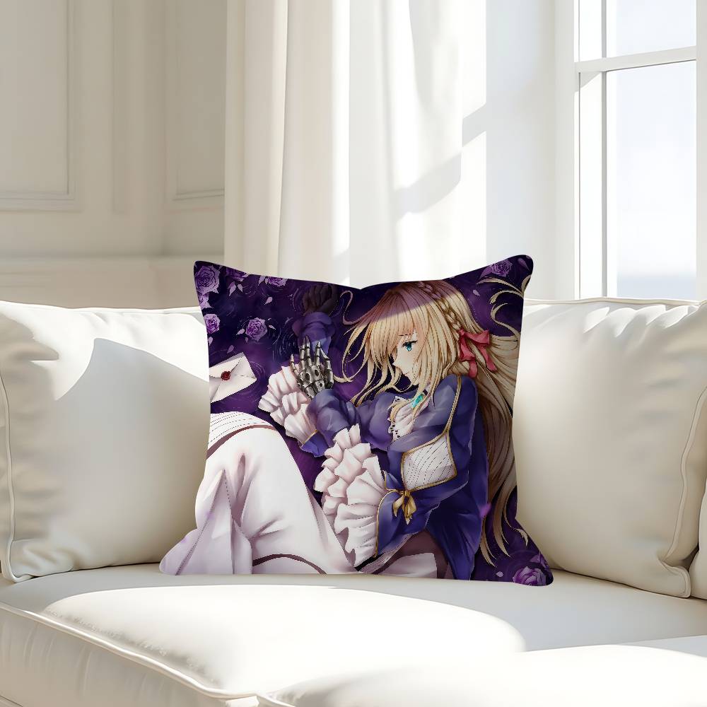 Новая наволочка V-Violet E-Evergardens, съемная, моющаяся, чехол для подушки – Мягкий лен для всех сезонов