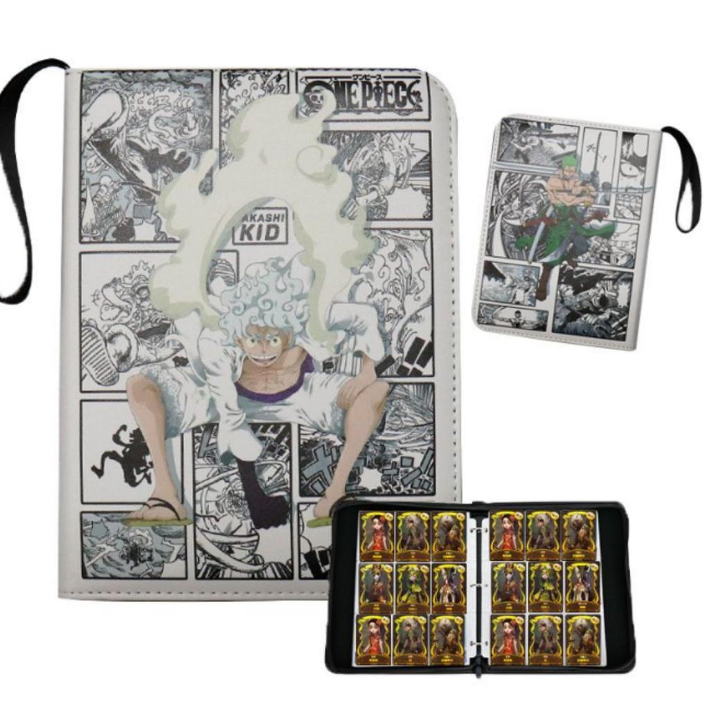 Anime Nico Robin Luffy Card Album Binder Photocard One Piece Zoro Card Storage Bag Large Capacity TCG Cards Storage Binder Gifts