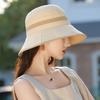 Солнцезащитная шляпа с козырьком, женская ветрозащитная шляпа для отдыха на открытом воздухе, подходящая по цвету, дорожная пляжная шляпа, модная и элегантная шляпа-ведро