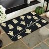 VIKAMA Halloween Doormat Non-slip, Stain-resistant Entrance Hallway Mat Bedside Rug for Bedroom Halloween Party Home Decor