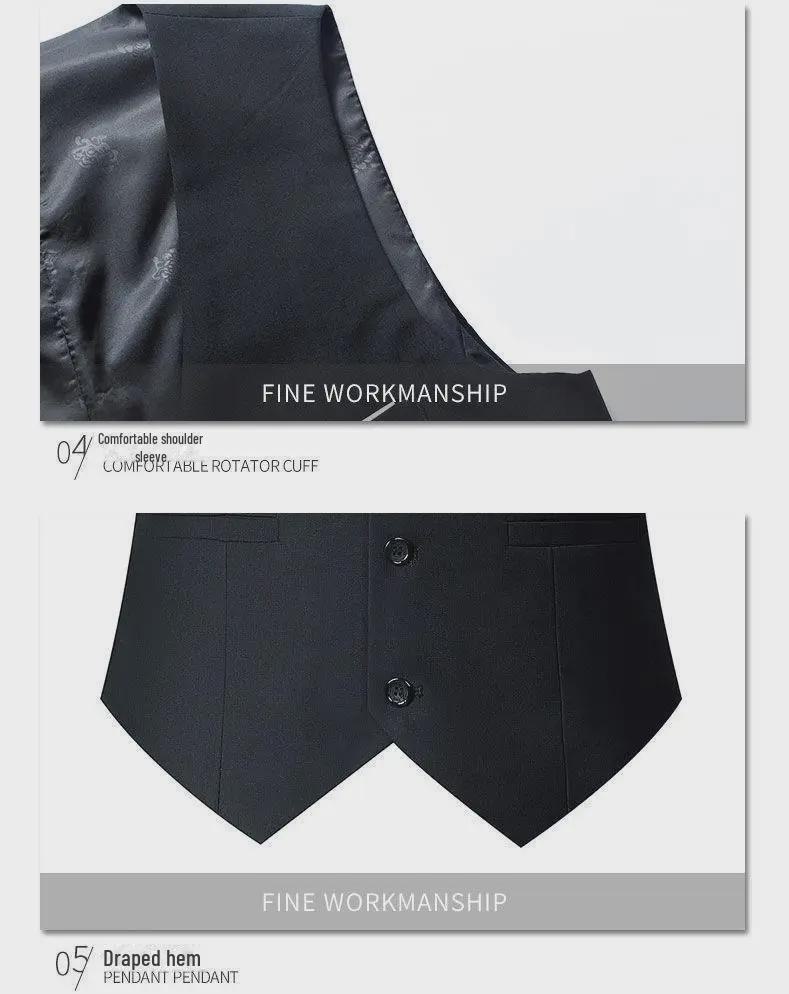 Мужской модный приталенный жилет: Стильная весна/осень в корейском и британском стиле