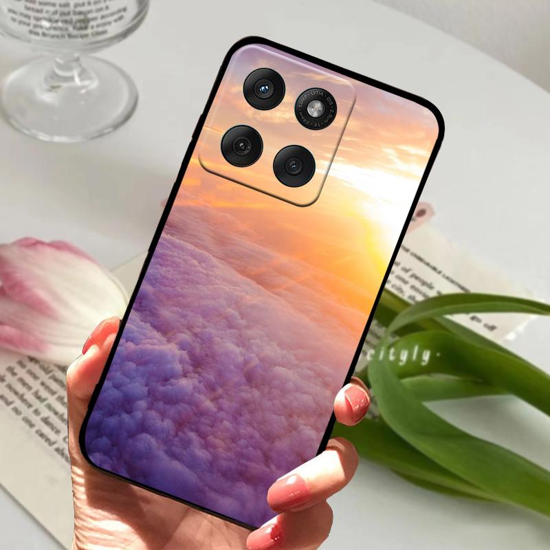 For Motorola Edge 60 Fusion Case Edge60 Fusion Soft Silicone TPU Phone Cover For Moto Edge 50 Fusion 5G Cute Animal Protector
