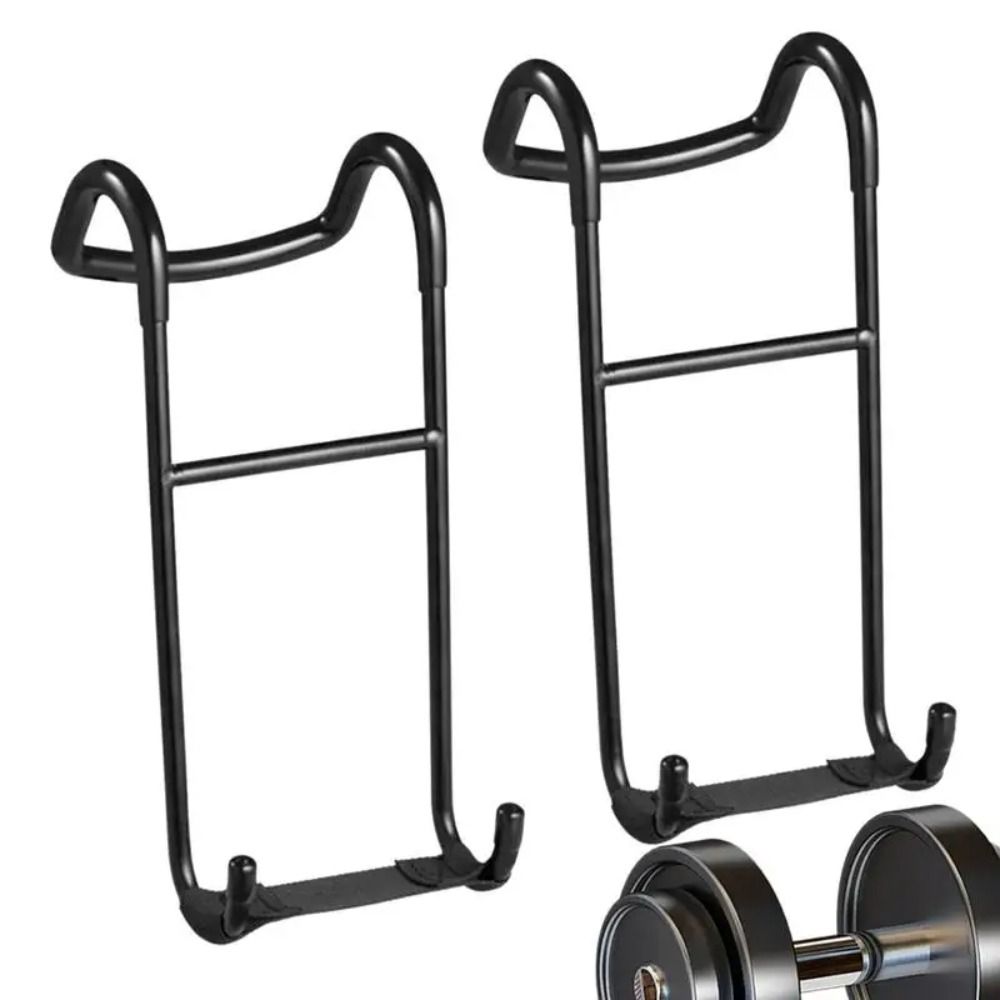 Heavy-Duty Dumbbell Spotter Hooks 250lb Capacity Safety Connector for Chest Workout Weightlifter
