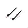 50Pcs Cable Ties Self Locking Black Accessories Bundle Straps 10cm Length Nylon Tie Wraps for Home