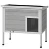 Outdoor Cat House, Insulated Cat Shelter with Insulated Liner, Waterproof Asphalt Roof, Escape Door, Opening Top