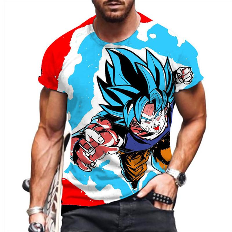 Мужская футболка Dragon Ball Broly с 3D-печатью, короткий рукав