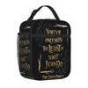 Самые продаваемые Цитаты из «Жестокого принца» Матовое покрытие Большая сумка для обеда Игровая площадка Сумка для снеков и обеда