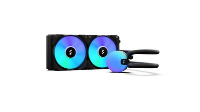 Fractal Design Lumen S24 v2 RGB 240мм радиаторный кулер для ЦП с RGB-подсветкой, модель, совместимая с RGB, HS1440 водяное охлаждение, вентилятор/помпа FD-W-L1-S2412